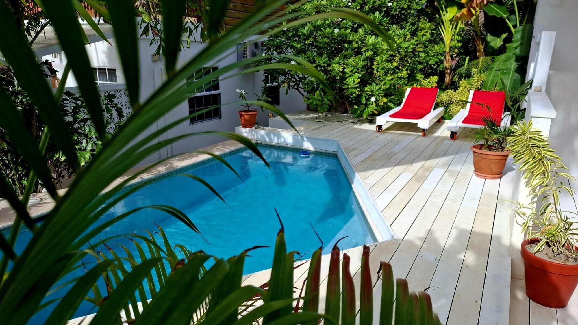 Amanda'S Place Casa Amancer - Sea View, Pool And Tropical Garden Кей-Колкер Экстерьер фото
