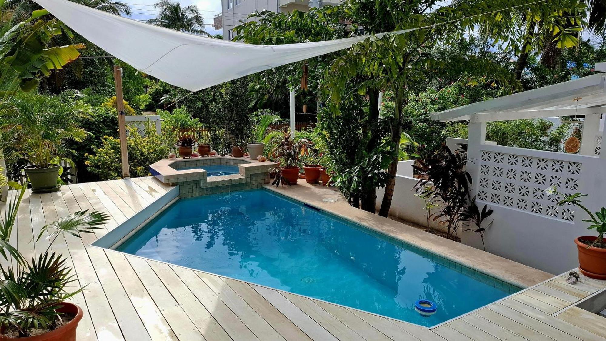 Amanda'S Place Casa Amancer - Sea View, Pool And Tropical Garden Кей-Колкер Экстерьер фото